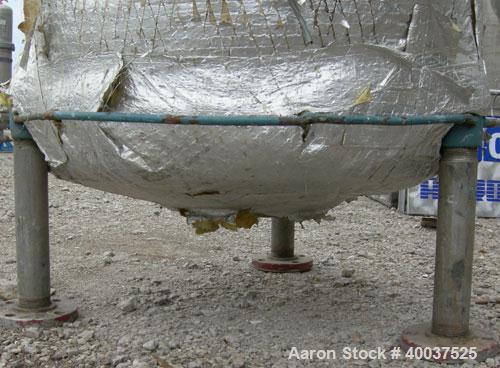 Used Pfaudler Glass Lined Clamp Top Reactor, 30 gallon, 9115 glass, vertical. Approximately 22" diameter x 22" straight side, clamp dished top, dished bottom. Internal rated 150/fv psi at 450 deg F, ...