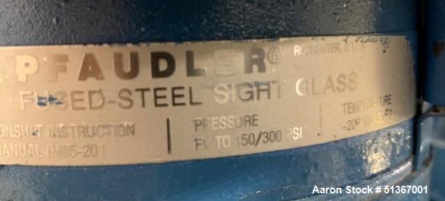 Used Pfaudler Glass Lined Reactor, 50 Gallons