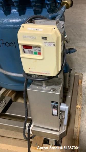 Used Pfaudler Glass Lined Reactor, 50 Gallons