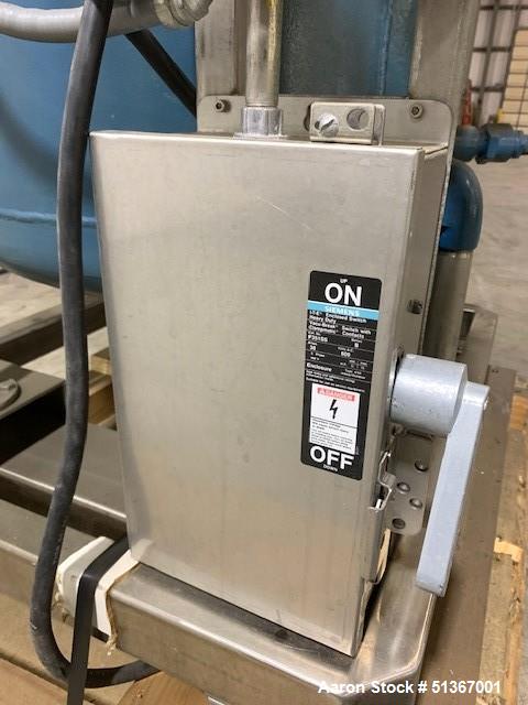 Used Pfaudler Glass Lined Reactor, 50 Gallons