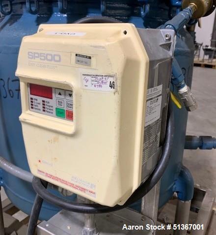 Used Pfaudler Glass Lined Reactor, 50 Gallons