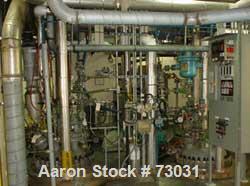 USED: Pfaudler 50 gallon glass lined reactor. Internal rated 150 psifull vacuum at 450 deg F, jacket rated 135 psi. 24" diameter, clampeddish top, conical bottom. Sight glass with hinged cover. 2.5 D...