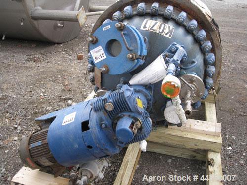 Used Pfaudler Glass Lined Reactor, 100 gallons, model R30-100-150-105, rated 150 psi and full vacuum at 450 F internal, jacketed for 90 psi and full vacuum at 350 F, 2.5 DTW Pfaudler agitator drive w...