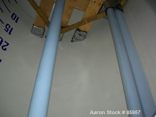USED: Pfaudler 4000 gallon glass lined reactor, model RA-96. 96" diameter x 113" straight side. Internal rated 95 psi/full vacuum @ 450 deg F. Jacket rated 90 psi @ 450 deg F. Internal has pharmaceut...