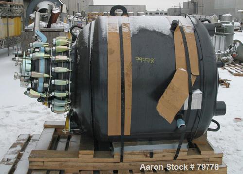 Unused-UNUSED: Pfaudler glass lined reactor body, 300 gallon, RA48-300-150-90. 48" diameter x 33" straight side. Dished top and bottom. Internalrated 150/FV psi at 450 deg F. Carbon steel jacket rate...