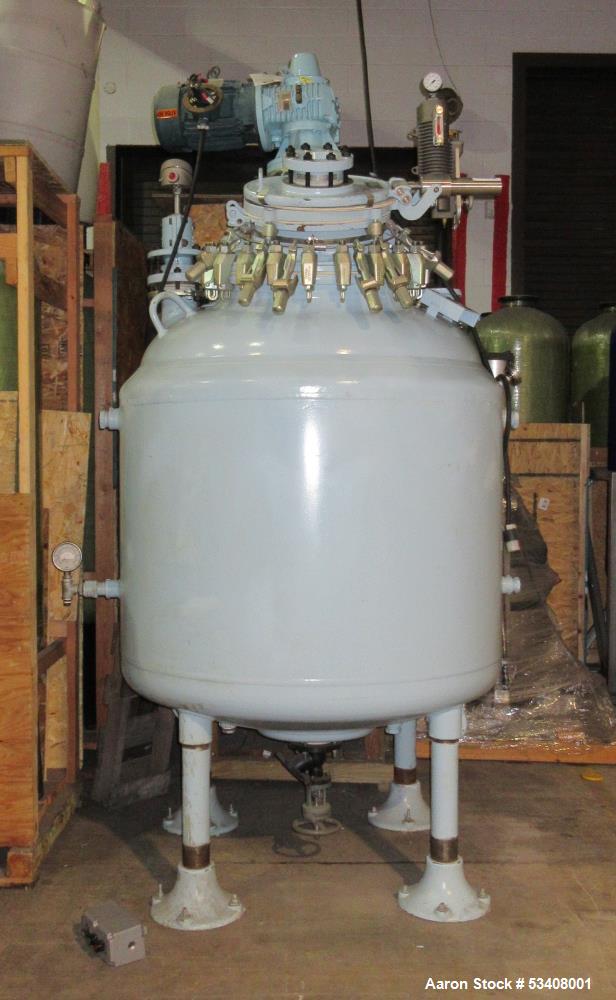 New & Unused Pfaudler RA-48-300. 300 Gallon Glass lined reactor.