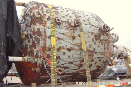 Used Pfaudler Glass Lined Reactor, Model RA78-1500-100-90, 1500 Gallon. 9129 glass. 78" diameter x 87" straight side. Internal rated 100 psi/fv at 450 deg F, jacket rated 90 psi at 450 deg F. 5SRW dr...