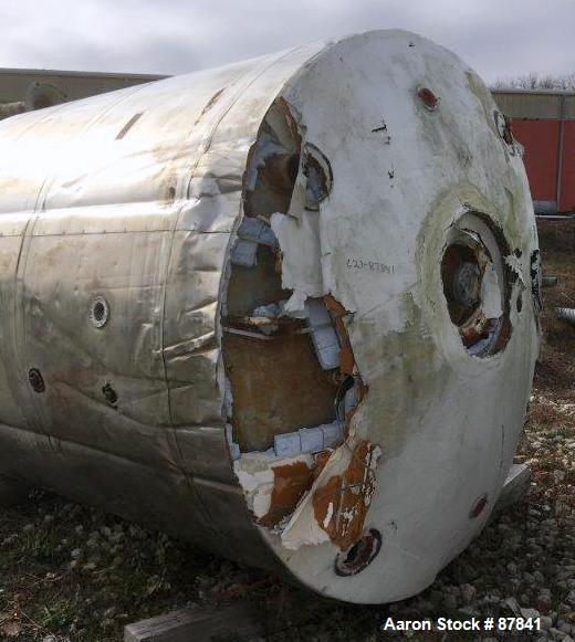 Used 2000 Gallon Pfaudler Glass Lined Reactor, Model RA78-2000