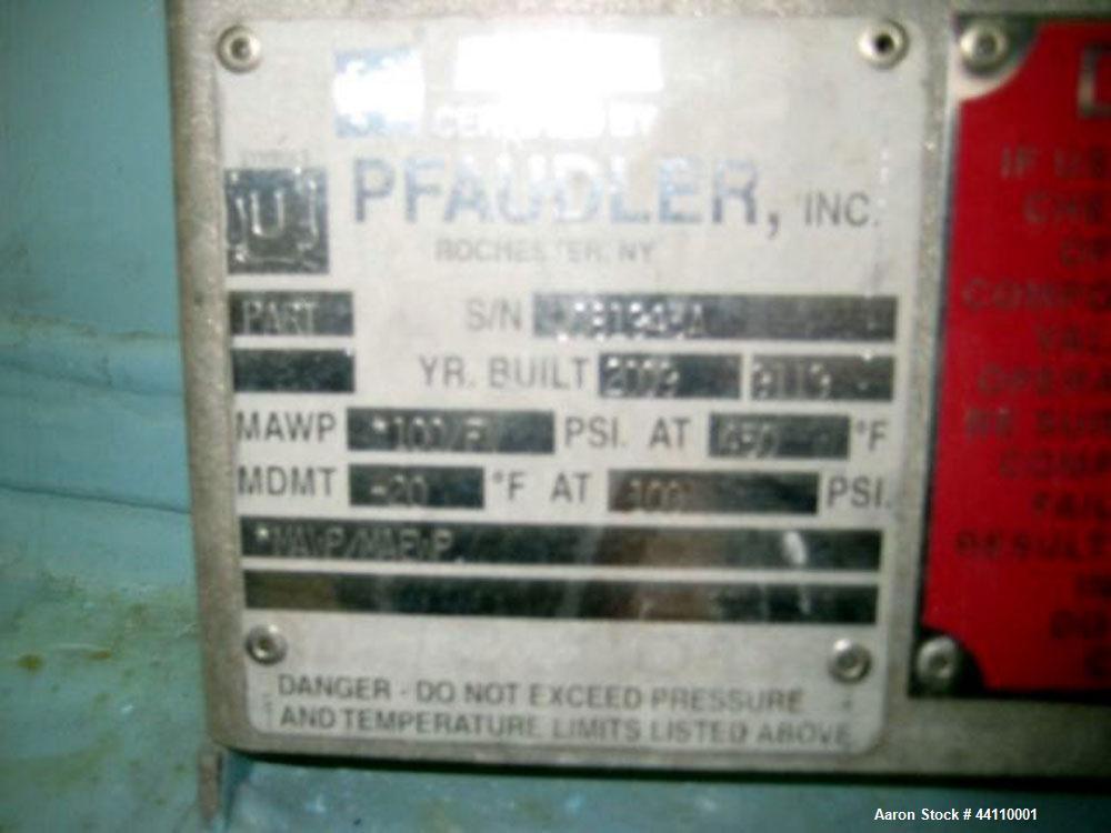 Used 300 Gallon Pfaudler Glass Lined Reactor