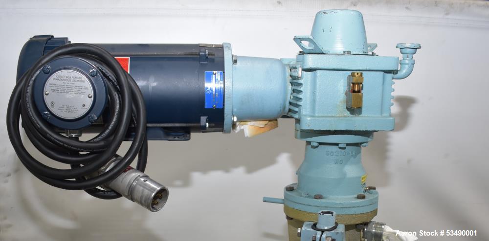 Pfaudler 10 Gallon Model RT14-10 Glass Lined 9115 Vertical Reactor