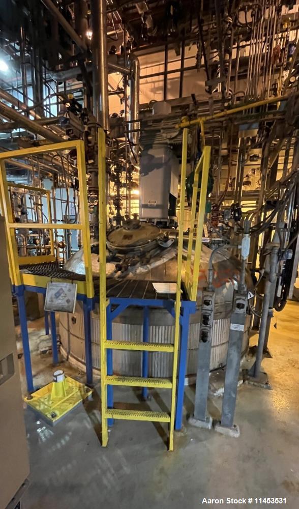 Used 5,000 Gallon Pfaulder Glassed Lined Reactor