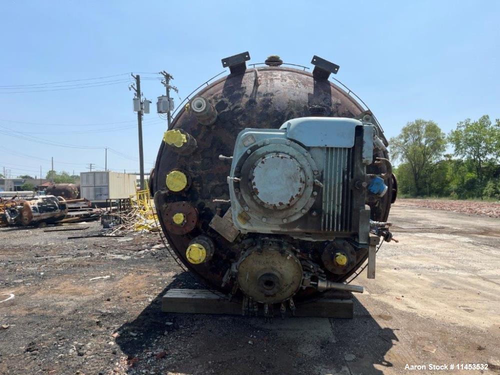 5,000 Gallon Pfaulder Glassed Lined Reactor