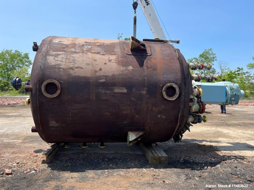 5,000 Gallon Pfaulder Glassed Lined Reactor