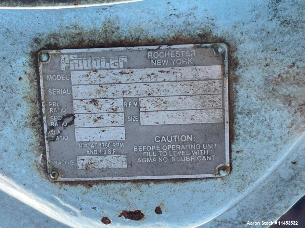 5,000 Gallon Pfaulder Glassed Lined Reactor