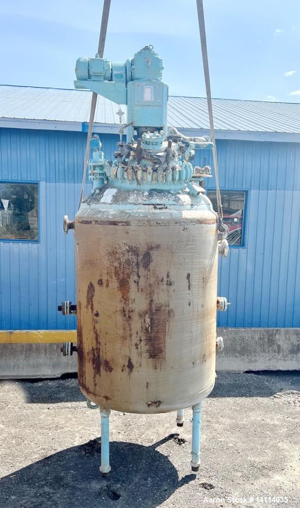 Used 1,000 Gallon Pfaudler Glass Lined Reactor