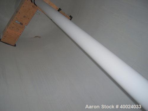 Used Pfaudler K Series Glass Lined Reactor, 1000 gallon, 9129 white glass with calibration lines. Approximately 5' diameter x 6' straight side, dished top and bottom. Internal rated 125 psi and full ...