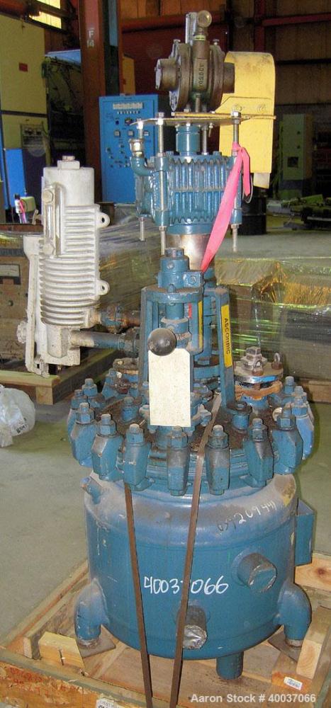 Used- 20 Gallon Pfaudler Glass Lined Clamp Top Reactor