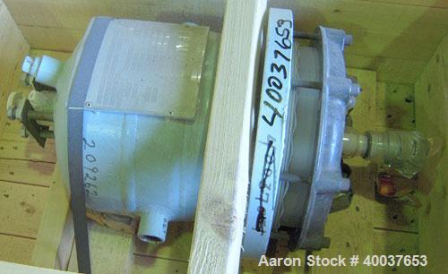 Used Pfaudler Glass Lined Reactor, 2 Gallon, 9115 Glass. Internal rated 150 psi/fv at 450 deg F, jacket rated 250 psi at 350 deg F. Serial #J000368, National Board #47903, built 1995.