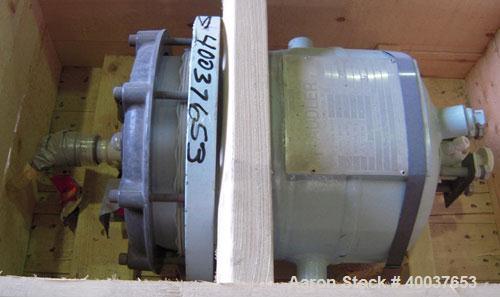 Used Pfaudler Glass Lined Reactor, 2 Gallon, 9115 Glass. Internal rated 150 psi/fv at 450 deg F, jacket rated 250 psi at 350 deg F. Serial #J000368, National Board #47903, built 1995.