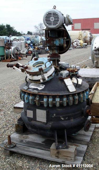 Used Pfaudler Glass Lined Reactor, 50 Gallon