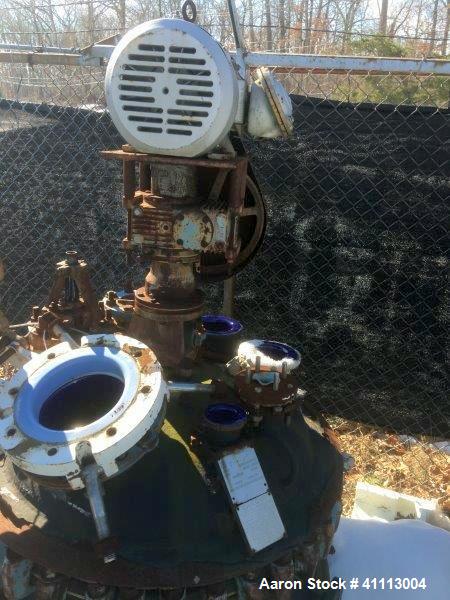 Used Pfaudler Glass Lined Reactor, 50 Gallon