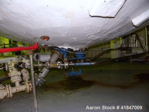 Used Pfaudler Glass Lined Reactor, 6000 Gallon, 9129 White Glass With Calibration Lines, Vertical. Approximately 108" diameter x 144" straight side. Dished top and bottom. Internal rated 100/FV psi a...
