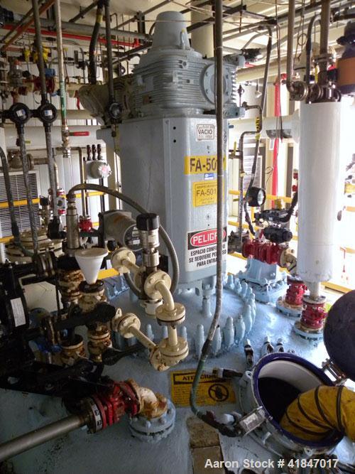 Used Pfaudler Glass Lined Reactor, 5000 gallon, 9129 white glass with calibration lines, vertical. Approximately 102" inside diameter x 121" straight side. Dished top and bottom. Internal rated 100/F...