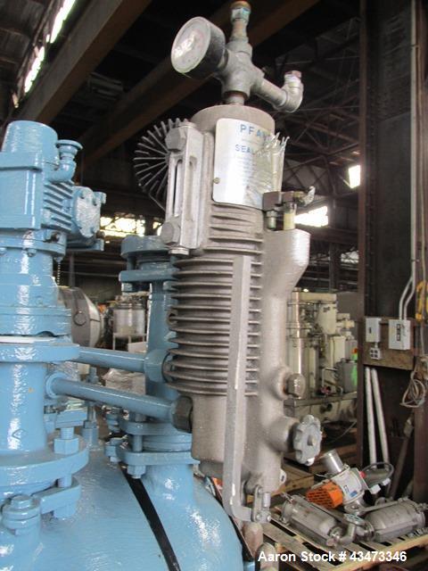 Used Pfaudler Glass Lined Reactor, 100 Gallon, 5019 Glass. Internal rated 100 psi & Full Vacuum at 450 degrees F. Jacket rated 90 psi at 350 degrees F. 2.5 DTW Pfaulder agitator drive with mechanical...