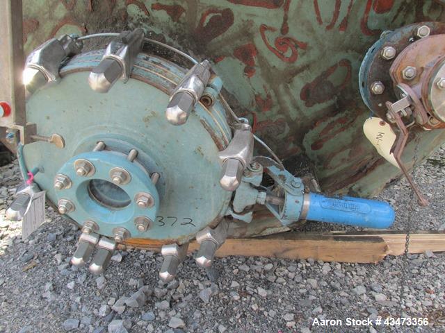 Used Pfaudler Glass Lined Reactor, 2000 Gallon. Internal rated 100 psi & Full Vacuum at 450 degrees F. Jacket rated 90 psi at 500 degrees F. 20hp Pfaudler RW agitator drive with mechanical seal, 230/...