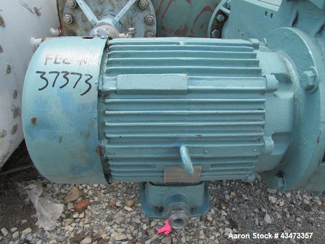 Used Pfaudler Glass Lined Reactor, 2000 Gallon. Internal rated 100 psi & Full Vacuum at 450 degrees F. Jacket rated 90 psi at 500 degrees F. 20hp Pfaudler RW agitator drive with mechanical seal, 230/...