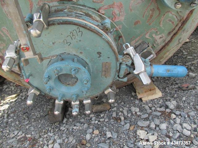 Used Pfaudler Glass Lined Reactor, 2000 Gallon. Internal rated 100 psi & Full Vacuum at 450 degrees F. Jacket rated 90 psi at 500 degrees F. 20hp Pfaudler RW agitator drive with mechanical seal, 230/...