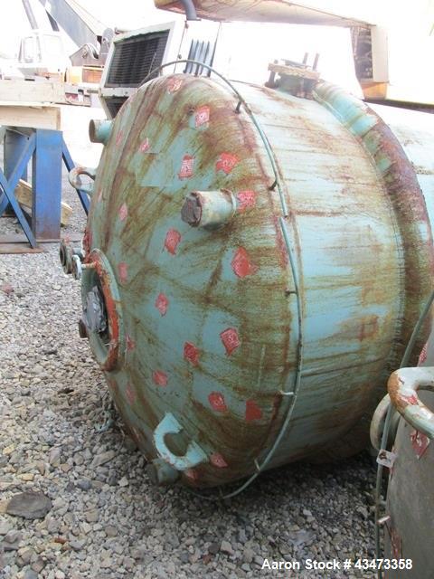 Used Pfaudler Glass Lined Reactor, 1000 Gallon