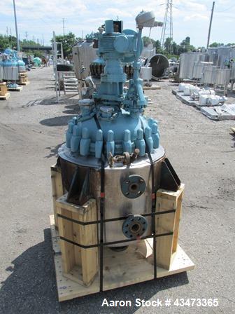 Used- Pfaudler Glass Lined Reactor, 30 Gallon, 5019 Glass. Internal rated 100 psi & Full Vacuum at 450 degrees F. Jacket rat...