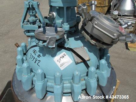 Used Pfaudler Glass Lined Reactor, 30 Gallon, 5019 Glass. Internal rated 100 psi & Full Vacuum at 450 degrees F. Jacket rated 150 psi at 520 degrees F. DTW Pfaudler agitator drive. Serial# R190-0414,...