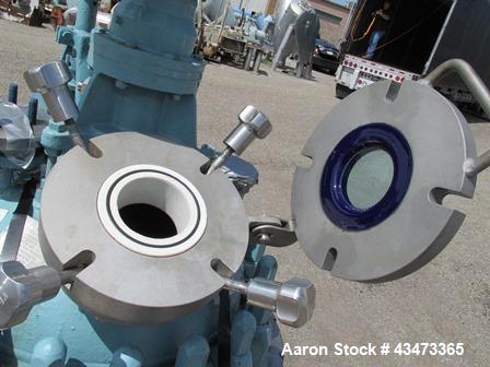 Used Pfaudler Glass Lined Reactor, 30 Gallon, 5019 Glass. Internal rated 100 psi & Full Vacuum at 450 degrees F. Jacket rated 150 psi at 520 degrees F. DTW Pfaudler agitator drive. Serial# R190-0414,...