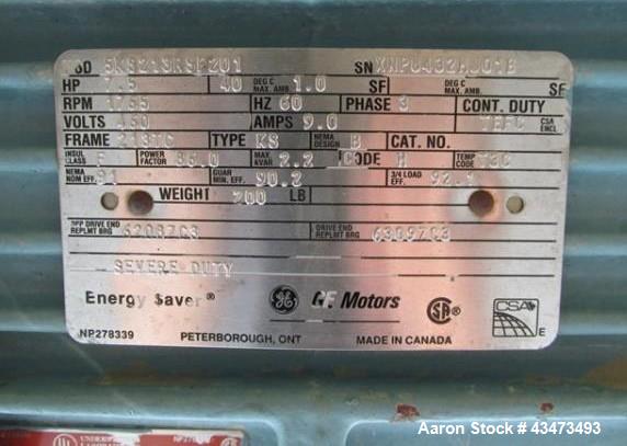 Used Pfaudler Glass Lined Reactor, 200 Gallon, 5015 Glass. Internal rated 25 psi & Full Vacuum at 450 degrees F. Jacket rated 90 psi at 350 degrees F. Size 4 Pfaudler agitator drive with mechanical s...