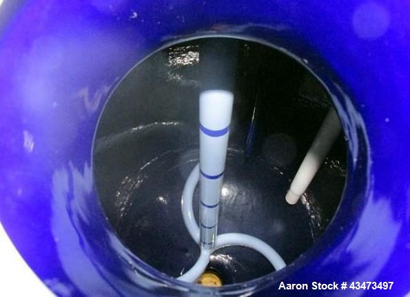 Used Pfaudler Glass Lined Reactor, 50 Gallon, 5019 Glass. Internal rated 100 psi & Full Vacuum at 450 degrees F. Jacket rated 150 psi at 520 degrees F. 2.5 DTW Pfaudler agitator drive with mechanical...