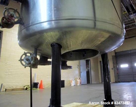 Used Pfaudler Glass Lined Reactor, 50 Gallon, 5019 Glass. Internal rated 100 psi & Full Vacuum at 450 degrees F. Jacket rated 150 psi at 520 degrees F. 2.5 DTW Pfaudler agitator drive with mechanical...