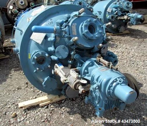 Used Pfaudler Glass Lined Reactor, 300 Gallon, 5015 Glass, Vertical. Internal rated 100 psi & Full Vacuum at 450 degrees F. Jacket rated 100 psi at 450 degrees F. 4 DTW Pfaudler agitator drive with m...