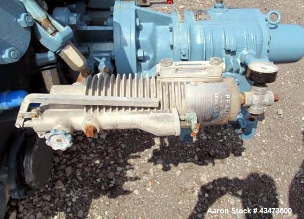 Used Pfaudler Glass Lined Reactor, 300 Gallon, 5015 Glass, Vertical. Internal rated 100 psi & Full Vacuum at 450 degrees F. Jacket rated 100 psi at 450 degrees F. 4 DTW Pfaudler agitator drive with m...