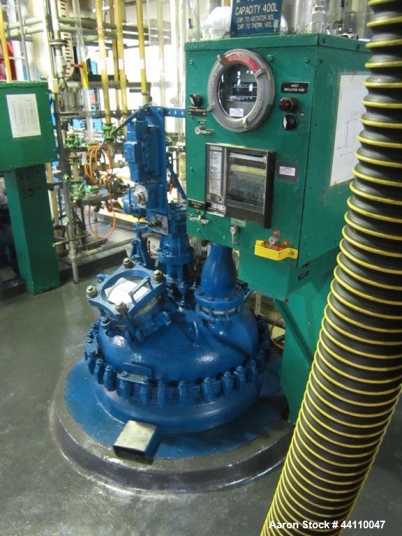 Used 100 Gallon Glass Lined Pfaudler Reactor