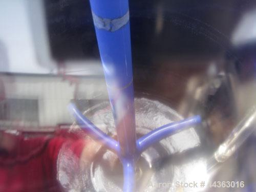 Used Pfaudler glass lined Kilo reactor, 20 gallon glass lined body approximately 18" diameter x 16" straight side, dish bottom, QVF borosilicate glass top, rated 35 psi at 500 f internal, jacketed fo...
