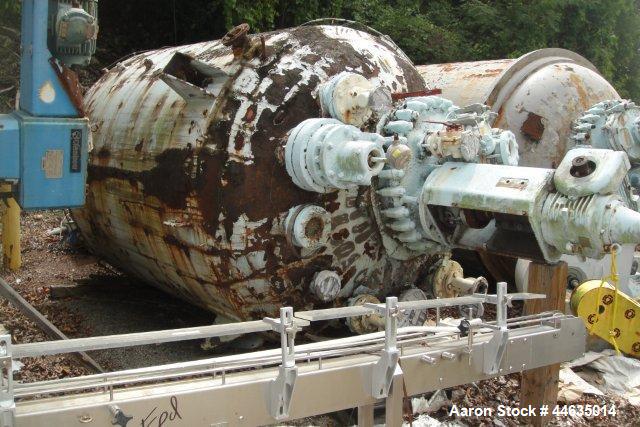Used 2000 Gallon Pfaudler Glass Lined Reactor