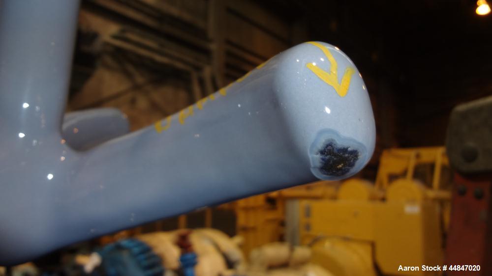 Used 30 Gallon Pfaudler Clamp Top Glass Lined Reactor