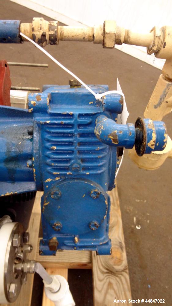 Used Pfaudler Clamp Top Glass Lined Reactor, 20 Gallon, 9115 Blue Glass, Vertical.  Approximately 20" diameter x 14-1/2" straight side, dished clamp top, dish bottom.  Internal rated 150/full vacuum ...
