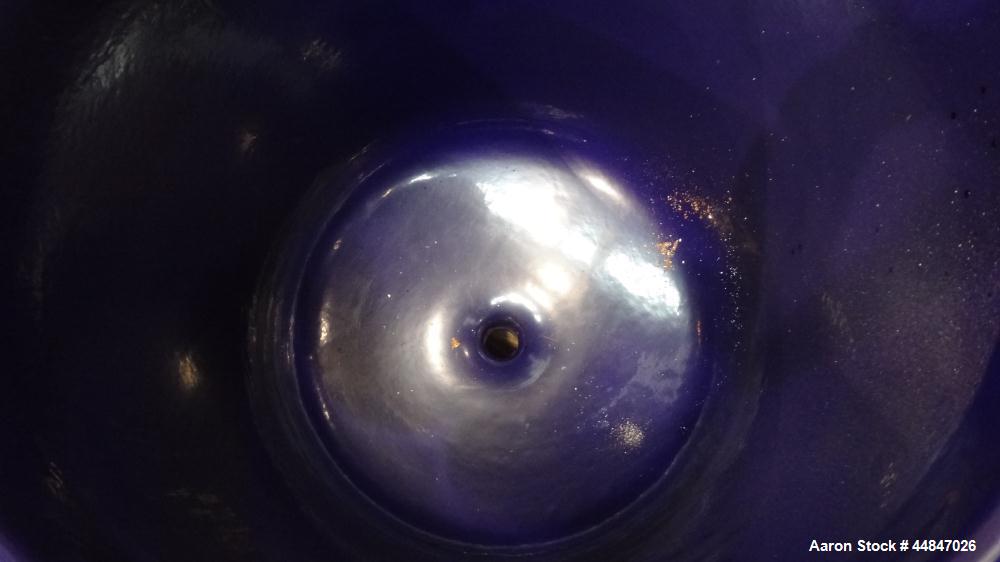 Used Pfaudler Clamp Top Glass Lined Reactor, 50 Gallons