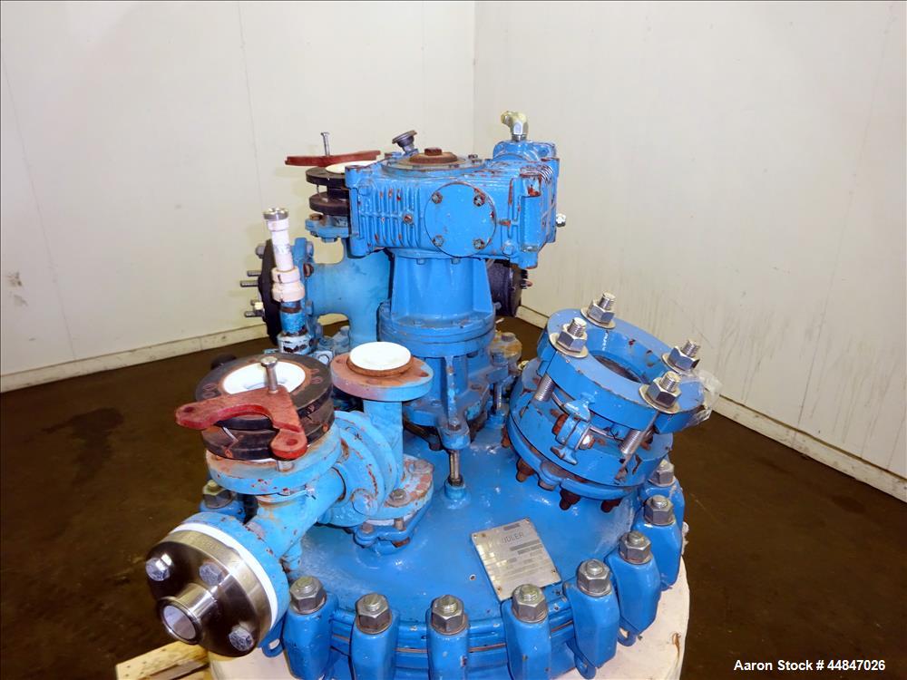 Used Pfaudler Clamp Top Glass Lined Reactor, 50 Gallons