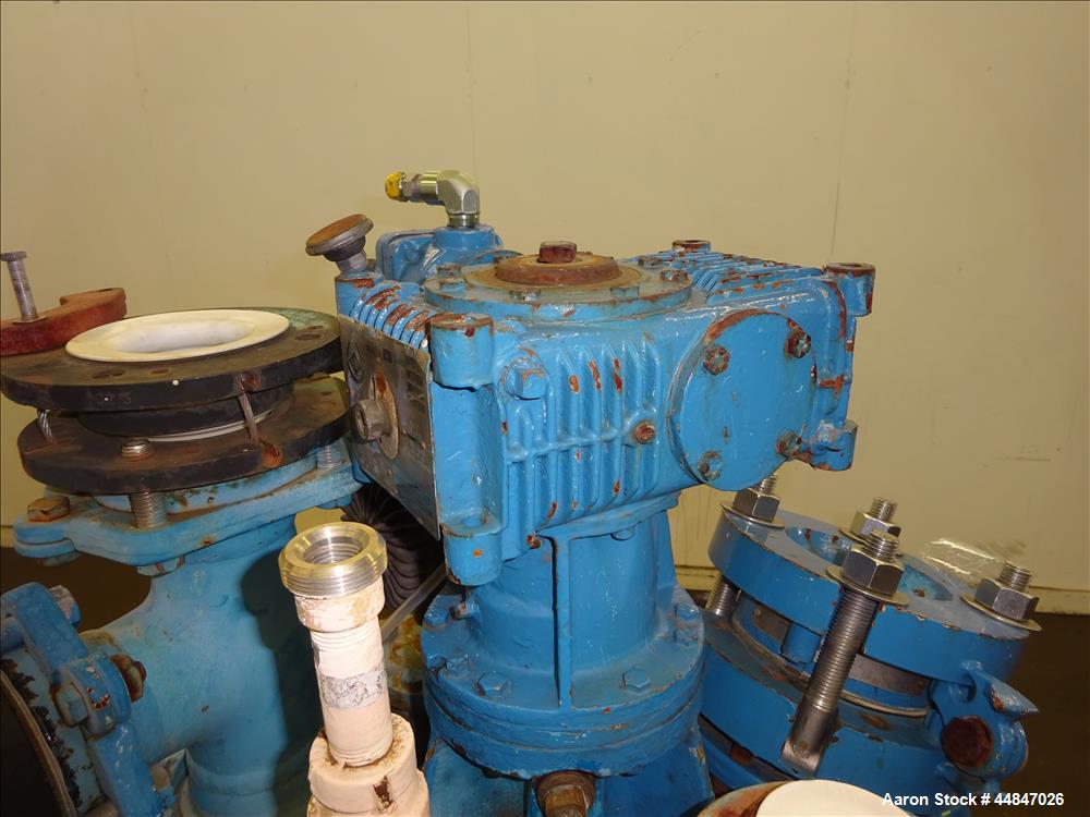Used Pfaudler Clamp Top Glass Lined Reactor, 50 Gallons