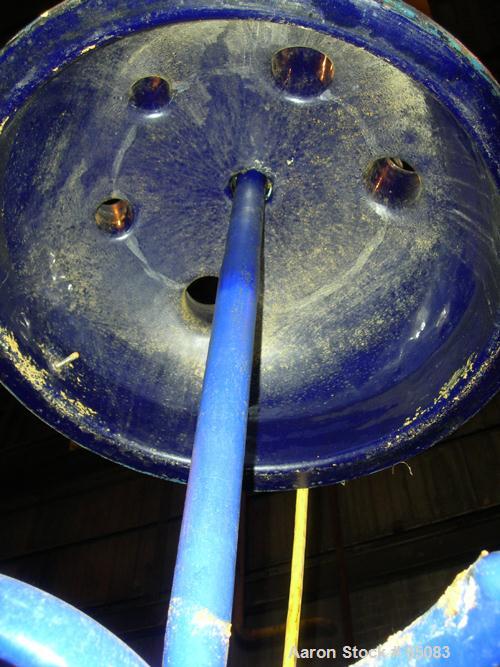 USED: Pfaudler 50 gallon glass lined reactor, 6115 glass. 24" diameter x 18" deep, bolt on dished top, dish bottom. Internal rated 400 at 650 deg F, carbon steel jacket rated 50 psi at 350 deg F. Pfa...