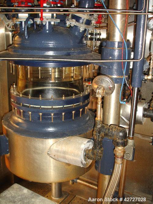 Used 70 Liter R & M Italia Glass Reactor Train